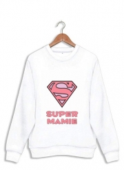 sweat-blanc Super Mamie