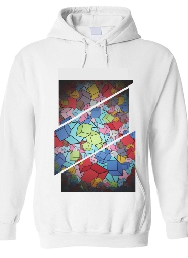 Sweat-shirt Abstract Cool Cubes