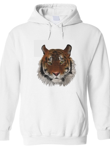 Sweat-shirt Abstract Tiger