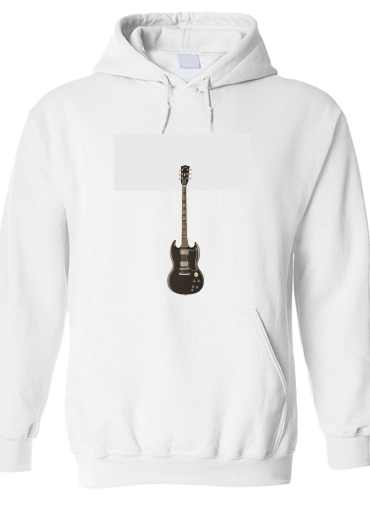 Sweat-shirt AcDc Guitare Gibson Angus