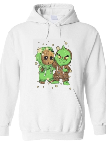 Sweat-shirt Baby Groot and Grinch Christmas