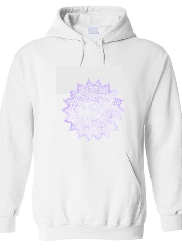 Sweat-shirt Bohemian Flower Mandala in purple