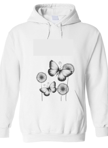 Sweat-shirt Butterflies Dandelion