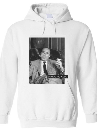 Sweat-shirt Chirac Smoking What do you want