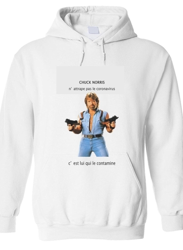 Sweat-shirt Chuck Norris Against Covid