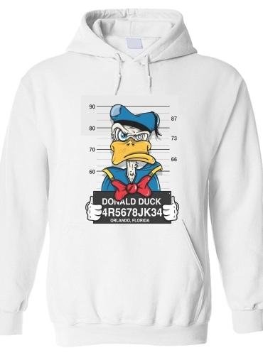 Sweat-shirt Donald Duck Crazy Jail Prison