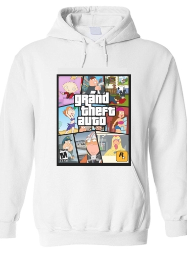 Sweat-shirt Family Guy mashup GTA