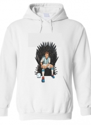 pull-capuche-homme-gris Game of Thrones: King Lionel Messi - House Catalunya