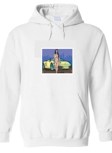 Sweat-shirt GTA collection: Bikini Girl Florida Beach