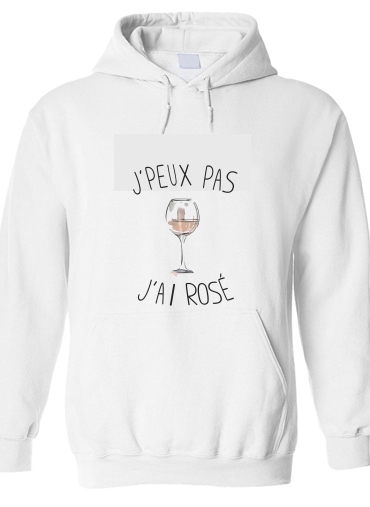Sweat-shirt Je peux pas j'ai rosé Vin