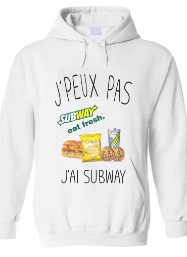 Sweat-shirt Je peux pas j'ai subway