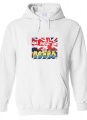 pull-capuche-homme-gris Minions mashup One Direction 1D