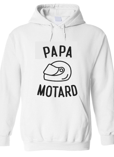 Sweat-shirt Papa Motard Moto Passion
