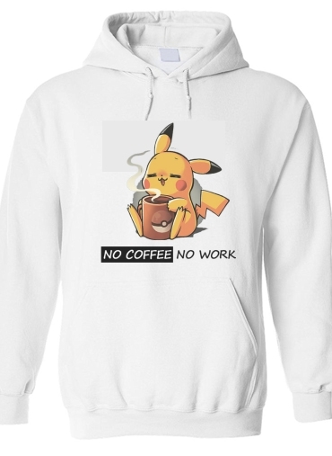 Sweat-shirt Pikachu Coffee Addict