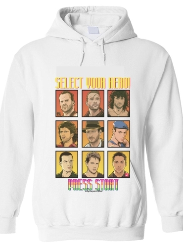 Sweat-shirt Select your Hero Retro 90s