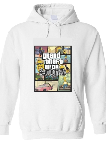 Sweat-shirt Simpsons Springfield Feat GTA