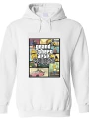 pull-capuche-homme-gris Simpsons Springfield Feat GTA