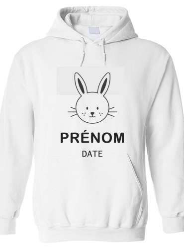 Sweat-shirt Tampon annonce naissance Lapin