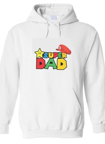 Sweat-shirt Super Dad Mario humour