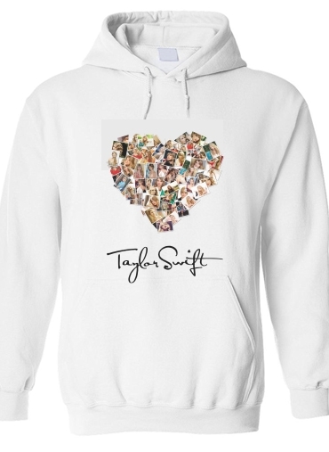 Sweat-shirt Taylor Swift Love Fan Collage signature