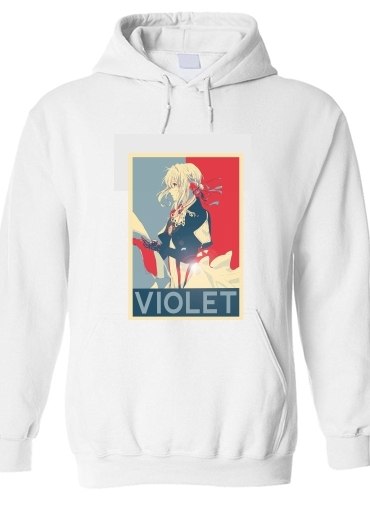 Sweat-shirt Violet Propaganda