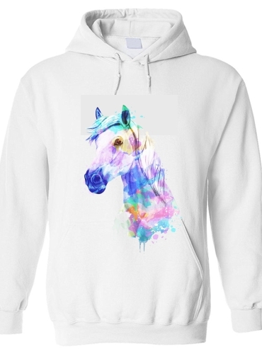 Sweat-shirt watercolor horse
