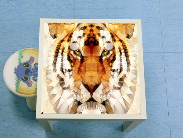 Table Tigre Abstrait Fractal
