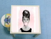 Table basse Audrey Hepburn bubblegum