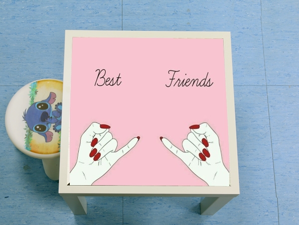 Table BFF Best Friends Pink