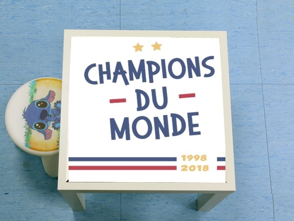Table Champion du monde 2018 Supporter France