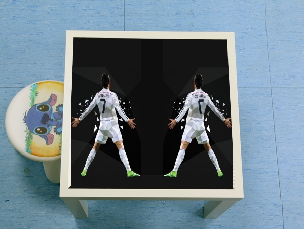 Table Cristiano Ronaldo Celebration Piouuu GOAL Abstract ART