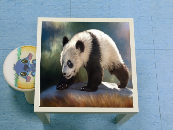 Table Cute panda bear baby