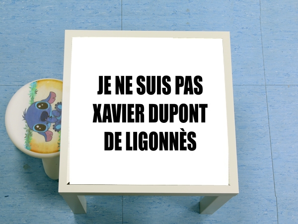 Table Je ne suis pas Xavier Dupont De Ligonnes - Nom du criminel modifiable