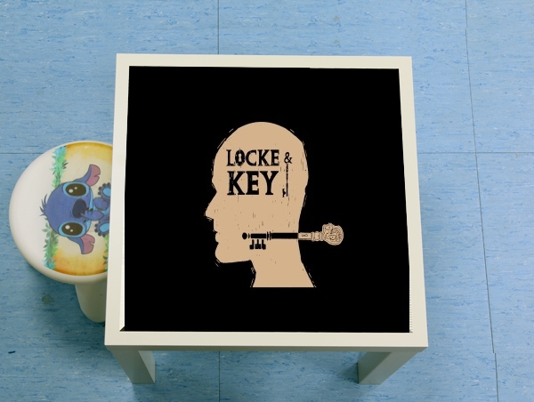 Table Locke Key Head Art