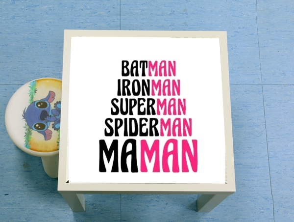 Table Maman Super heros