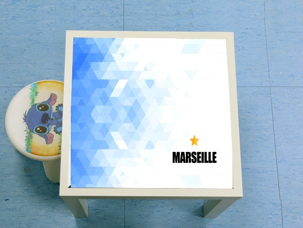 Table Marseille Maillot Football 2018