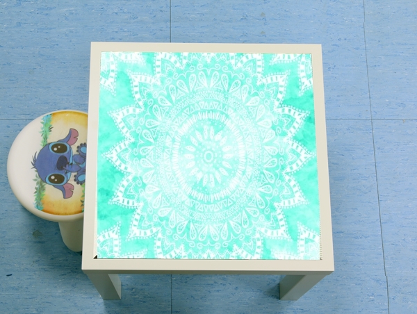 Table Mint Bohemian Flower Mandala