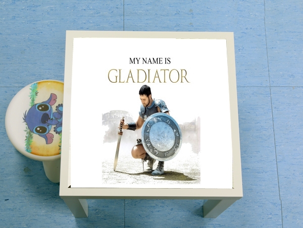 Table My name is gladiator