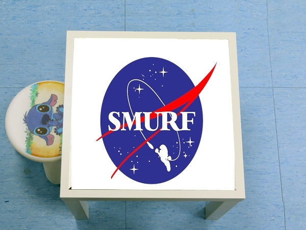 Table Nasa Parodie Smurfs in Space