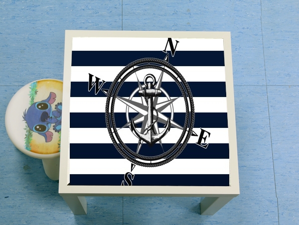 Table Navy Striped Nautica