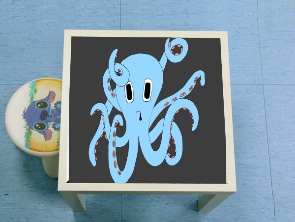 Table octopus Blue cartoon