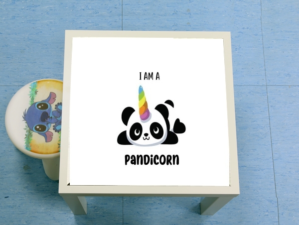 Table Panda x Licorne Means Pandicorn