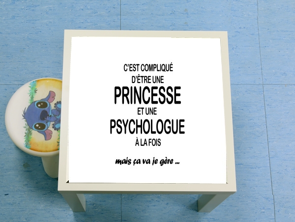 Table Psychologue et princesse