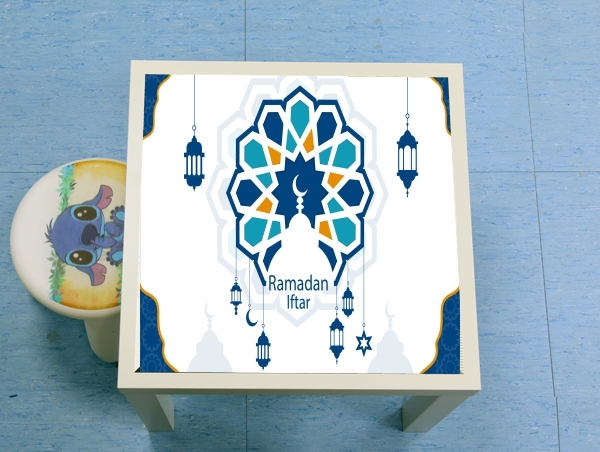 Table Ramadan Kareem Blue