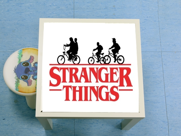 Table Stranger Things by bike