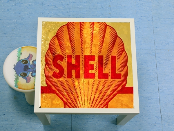 Table Vintage Gas Station Shell