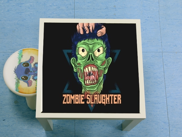 Table Zombie slaughter illustration