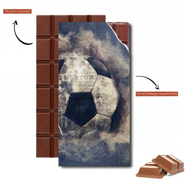Tablette Abstract Blue Grunge Soccer