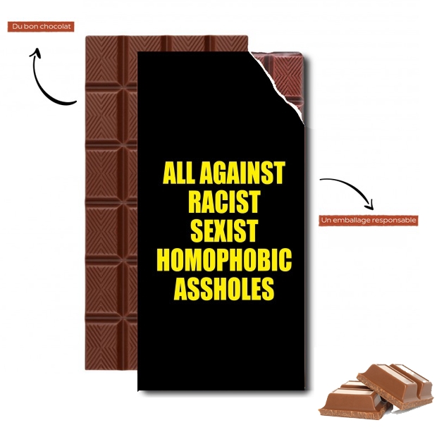 Tablette All against racist Sexist Homophobic Assholes