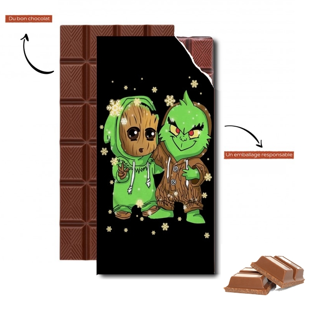 Tablette Baby Groot and Grinch Christmas
